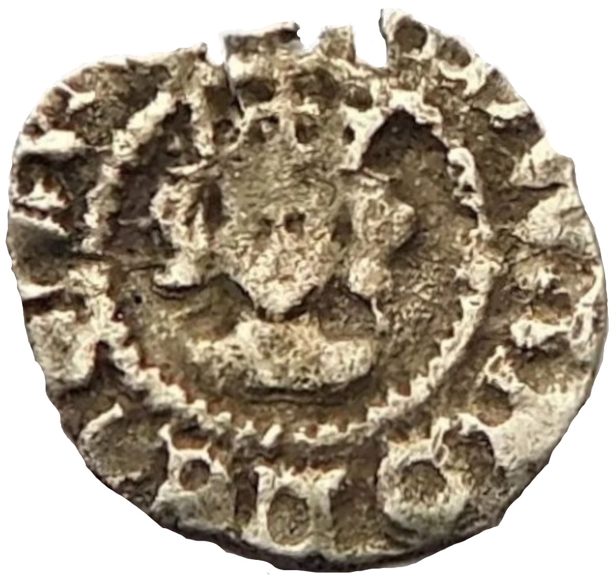 Edward IV Heavy Coinage Farthing Obverse Type H3.5 enlarged