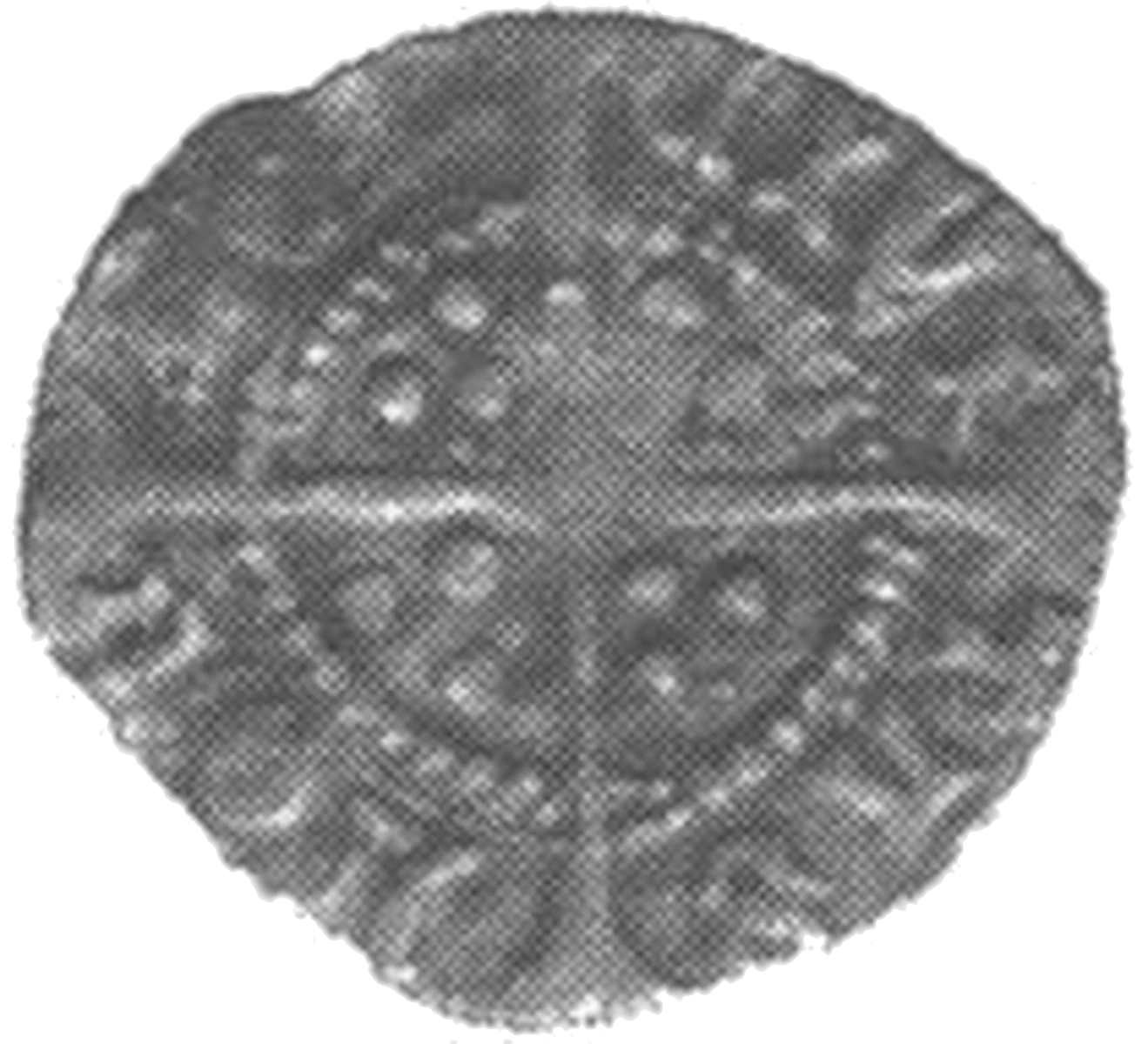 Edward IV Heavy Coinage Farthing Reverse Type A enlarged