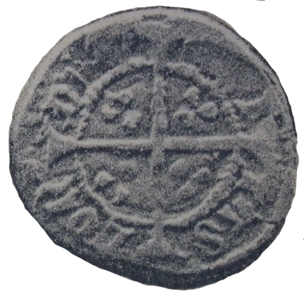 Edward IV Heavy Coinage Farthing Reverse Type C enlarged