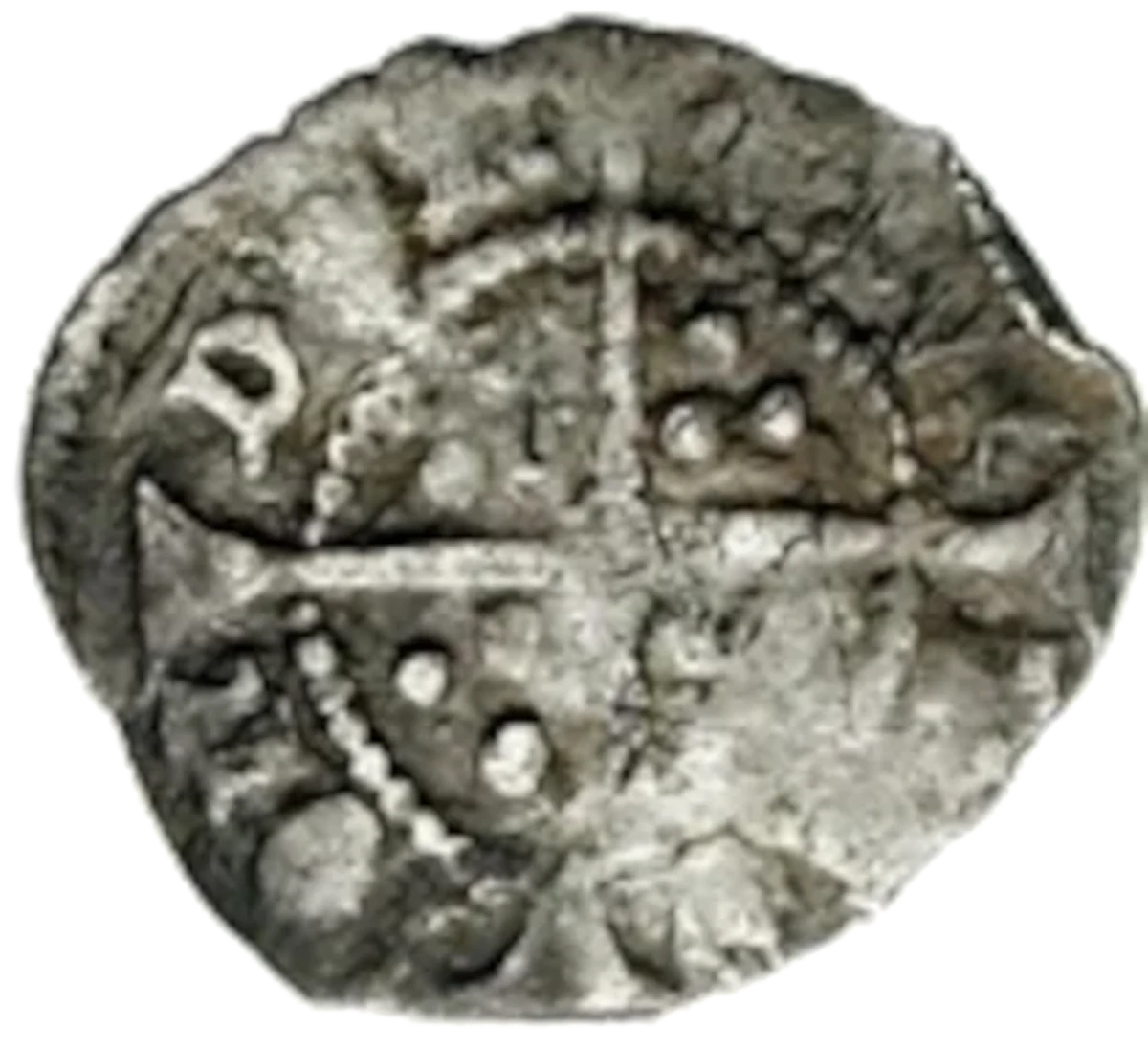 Edward IV Heavy Coinage Farthing Reverse Type B enlarged