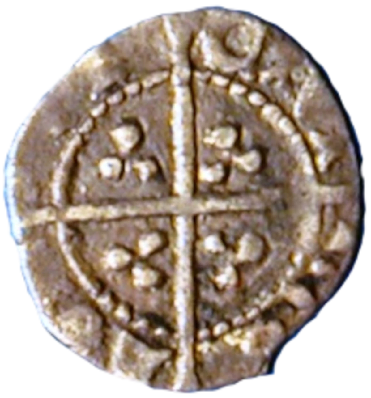 Edward IV Heavy Coinage Farthing Reverse Type B enlarged