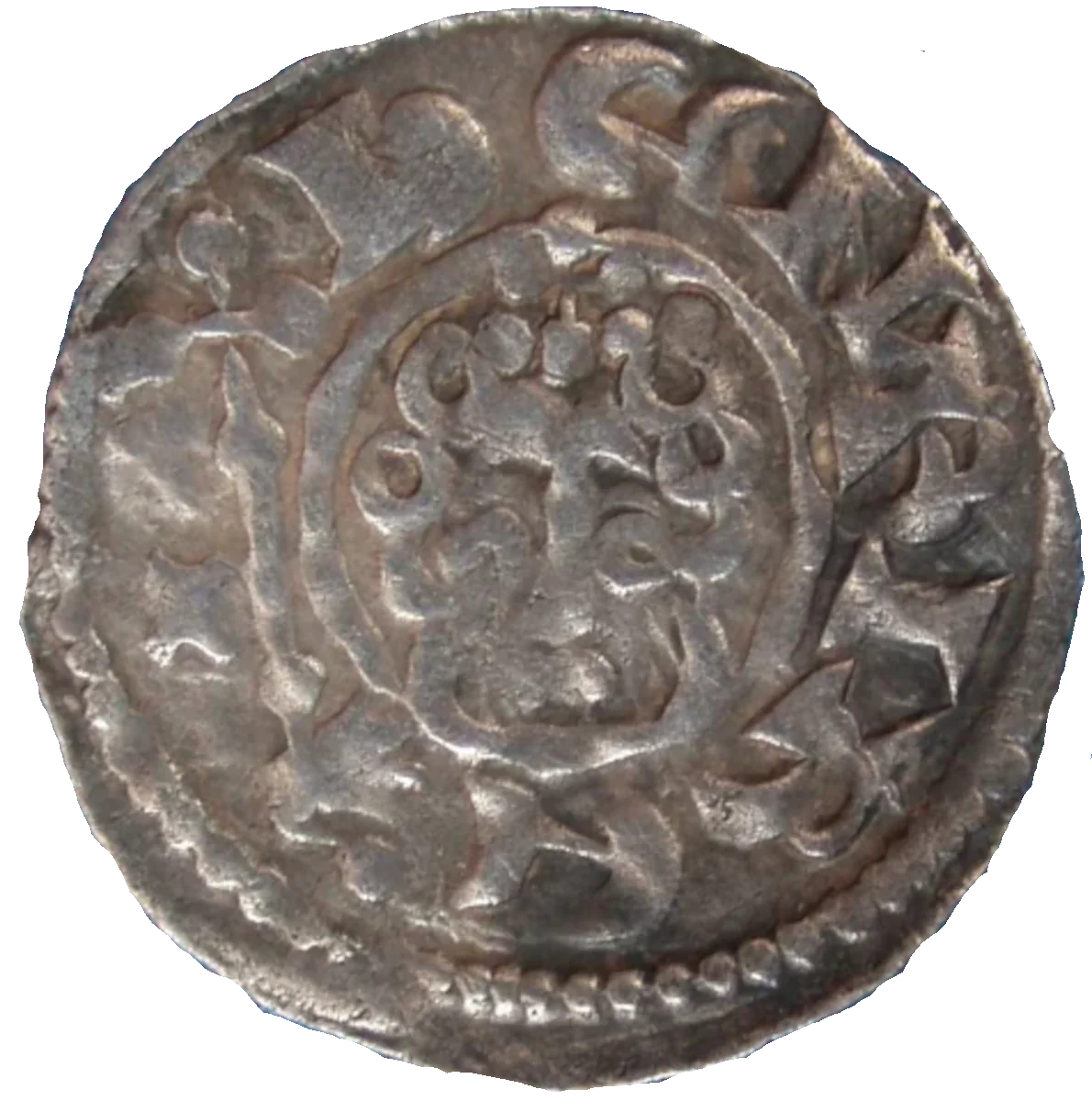 Henry III farthing obverse enlarged