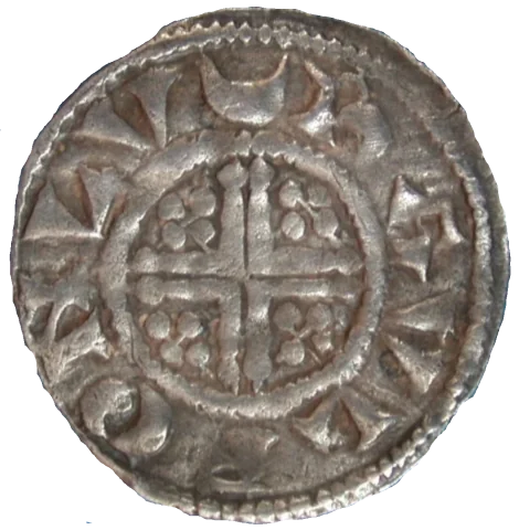 Henry III RAULF London Farthing Short Cross Issue - Reverse 1