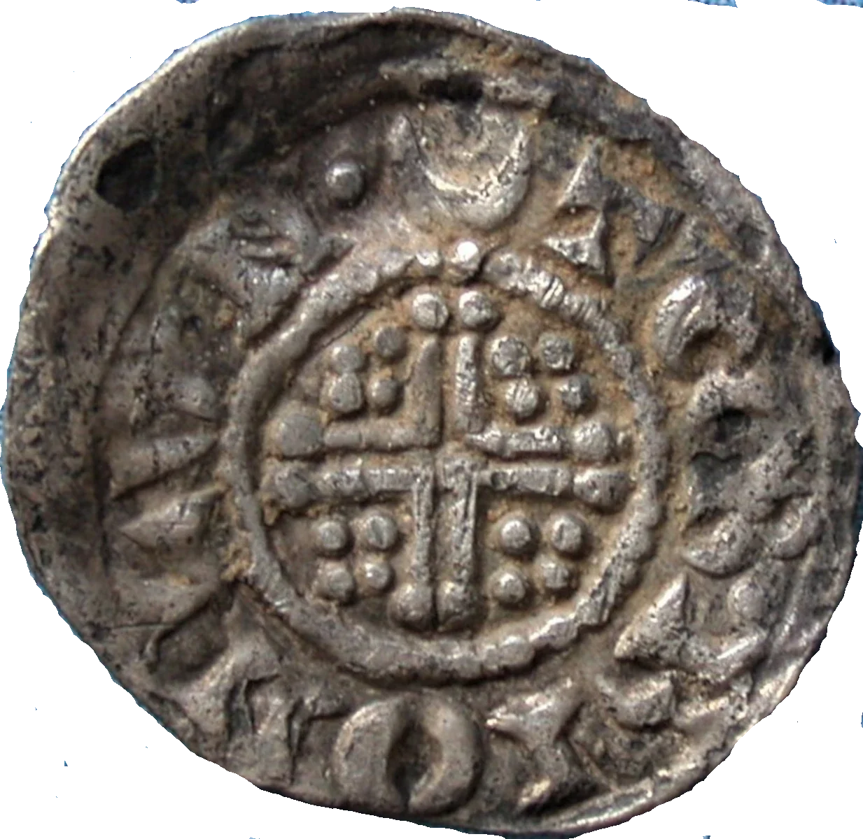 Henry III farthing reverse enlarged
