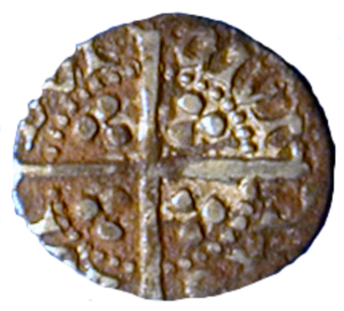 Henry IV Farthing Light Coinage Reverse Type C enlarged