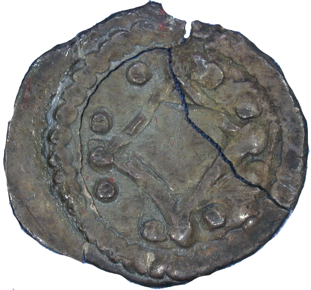 Prince John as Lord of Ireland farthing obverse 4 enlarged