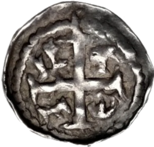 Prince John Mascle Farthing Contemporary Forgery - Reverse 2