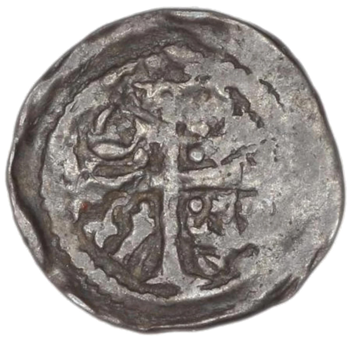 Prince John as Lord of Ireland farthing obverse 1 enlarged