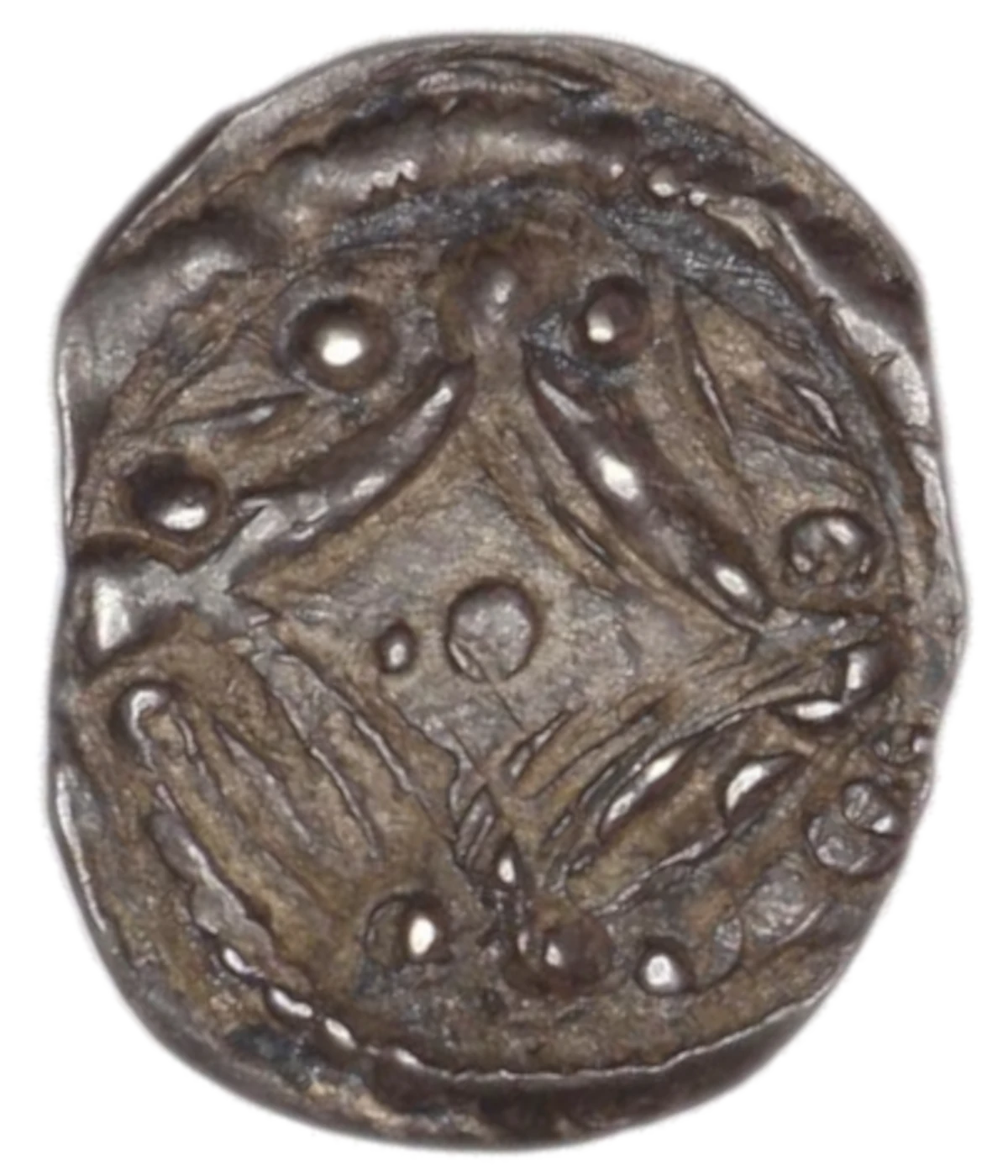 Prince John as Lord of Ireland farthing obverse 4 enlarged