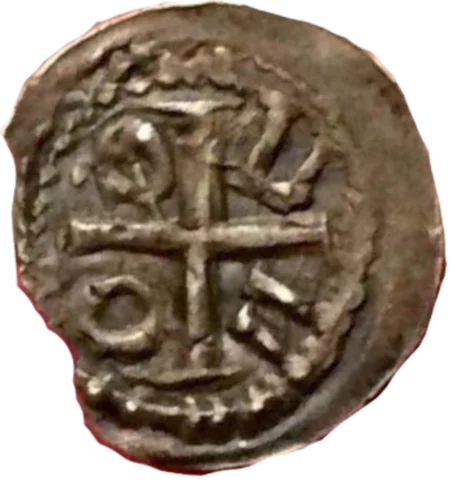 Prince John Mascle Farthing Contemporary Forgery - Reverse 1