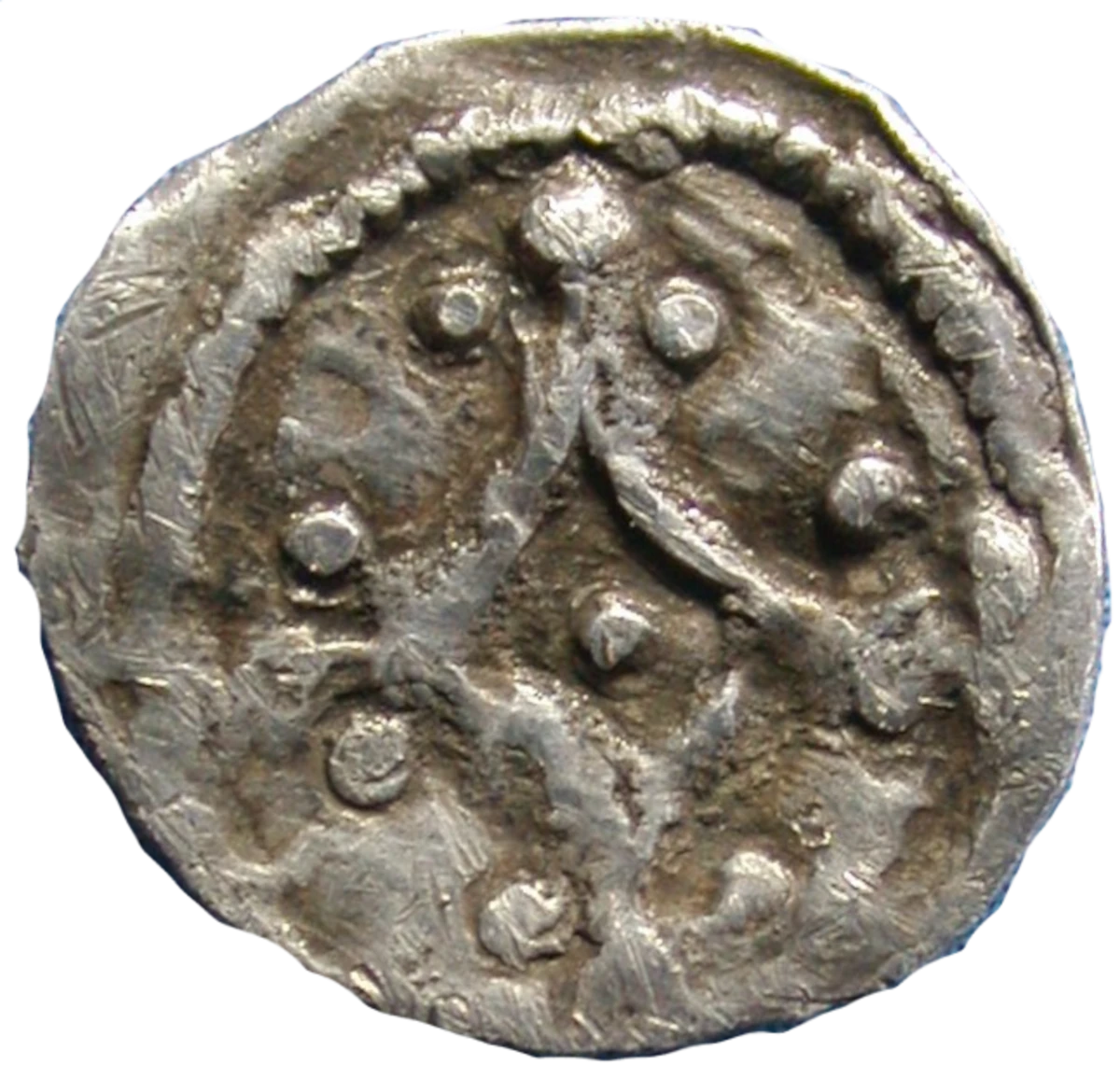 Prince John as Lord of Ireland farthing obverse 2 enlarged