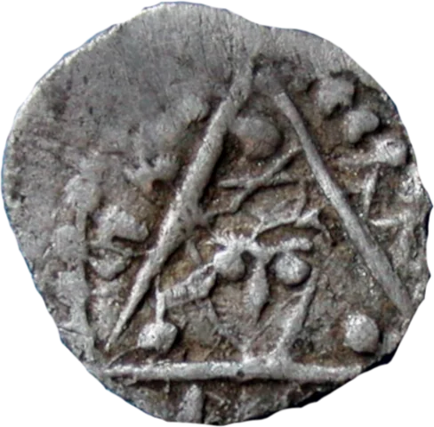 King John Rex Farthing Contemporary Forgery - Obverse 11