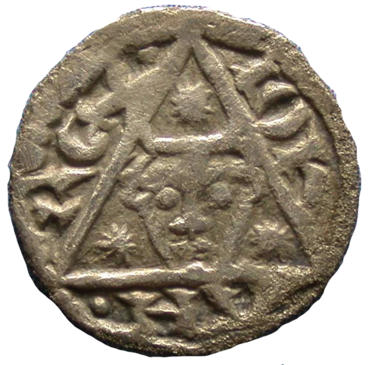 John as King Anglo-Irish farthing obverse 6 enlarged