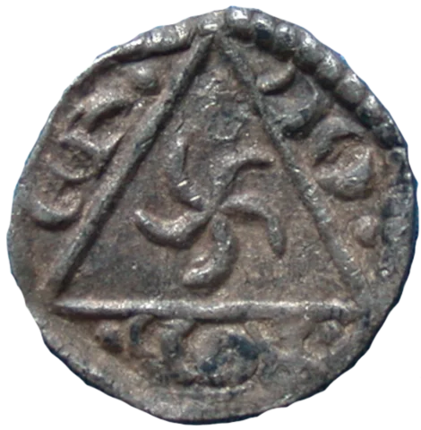 King John Rex Farthing Roberd - Reverse 10