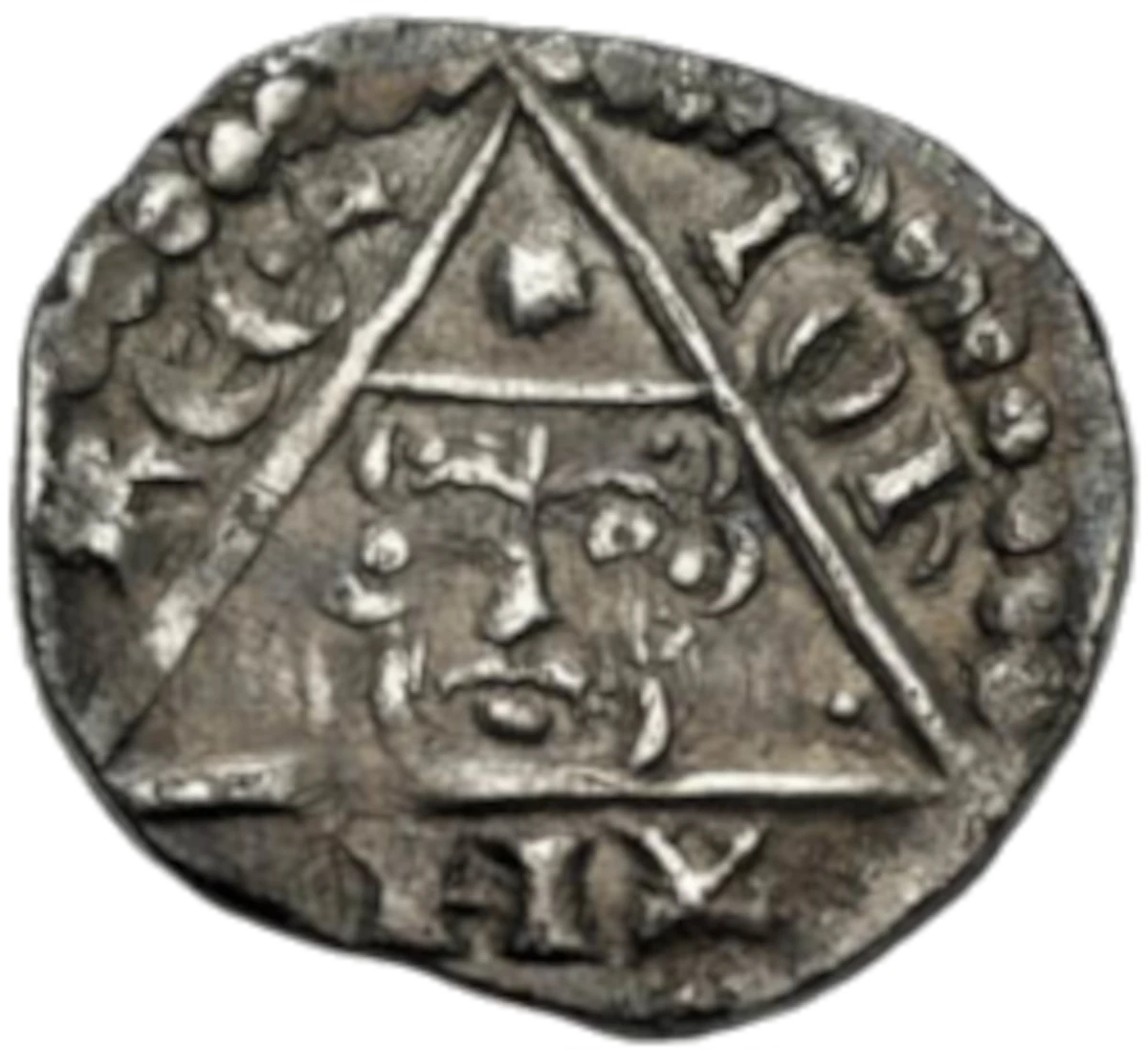 John as King Anglo-Irish farthing obverse 11 enlarged