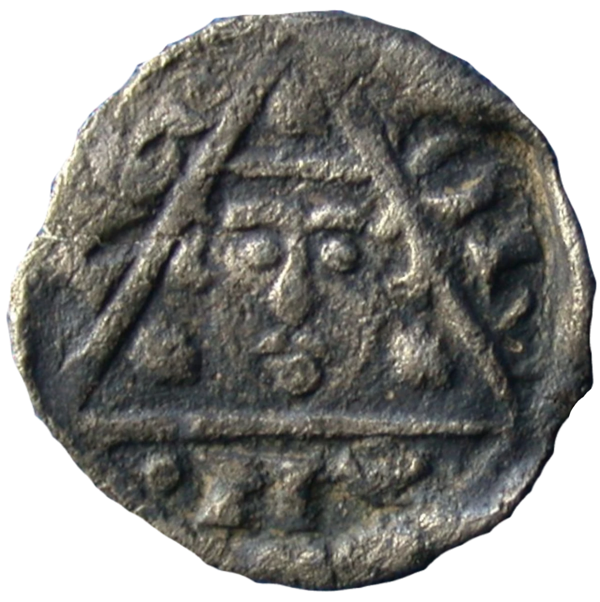 John as King Anglo-Irish farthing obverse 8 enlarged