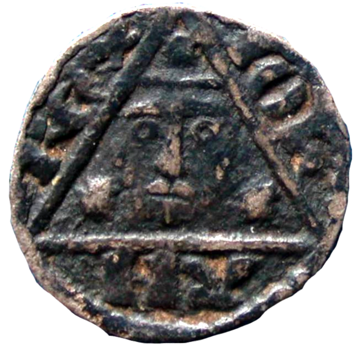 John as King Anglo-Irish farthing obverse 9 enlarged