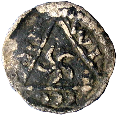 King John Rex Farthing Willem - Reverse 10