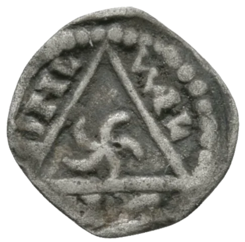 King John Rex Farthing Willem Limerick- Reverse 1