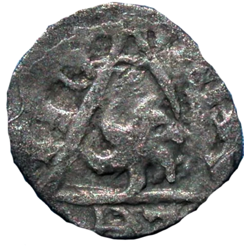 King John Rex Farthing Willem - Reverse 5