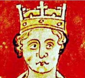 King John, painted c. 1250–1259 by Matthew Paris in his Historia Anglorum