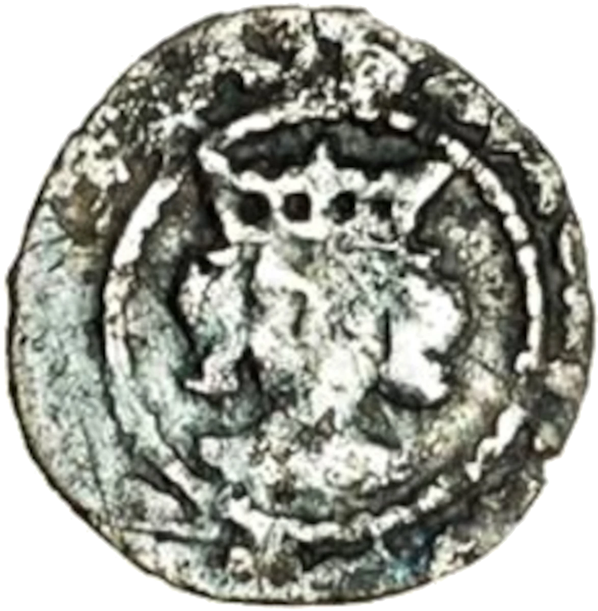 Richard III Farthing Obverse Type 1 enlarged